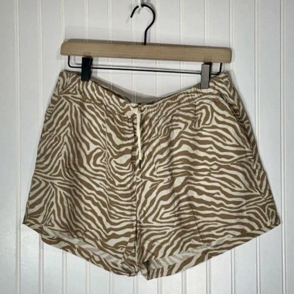 DANDY DEL MAR The Gaucho Zebra Shorts Men's XL Linen Retro Resort Coastal UNISEX